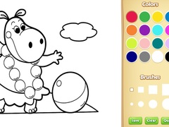 Permainan Baby Farm Animals Coloring Book for Kids
