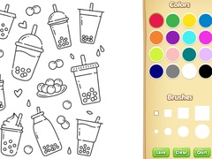 Permainan Cute Boba Coloring Book for Kids