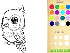 Permainan Kawaii Animal Coloring Book
