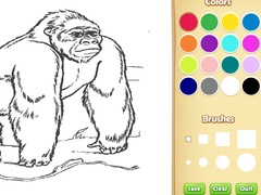 Permainan Zoo Animals Coloring Book for Kids