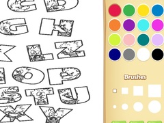 Permainan Alphabet Animal Coloring Book for Kids