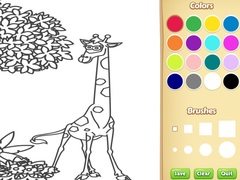 Permainan Jungle Animals Coloring Book for Kids
