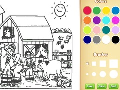 Permainan Farm Coloring Book For Kids