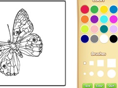 Permainan Butterflies Coloring Book for Kids