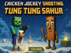 Permainan Chicken Jockey Shooting Tung Tung Sahur