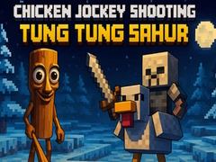 Permainan Chicken Jockey Shooting Tung Tung Sahur