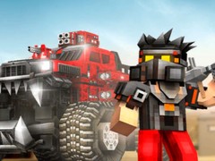 Permainan Blocky Cars: Car Battle