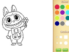 Permainan Labubu Doll Coloring Book for Kids