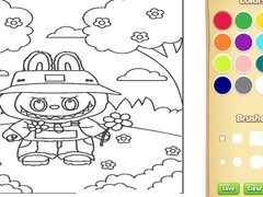 Permainan Cute Labubu Coloring Book for Kids