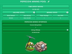 Permainan Pepecoin Miner Idle Simulator