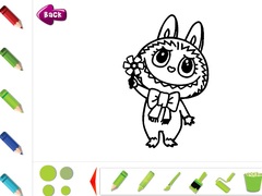 Permainan Labubu Coloring Pages