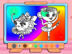 Permainan Coloring Book: Ballerina Cappuccin