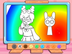 Permainan Coloring Book: Pinki Sprunki Makeover
