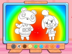 Permainan Coloring Book: Animal Crossing