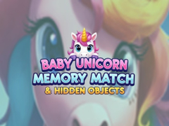 Permainan Baby Unicorn Memory Match & Hidden Objects