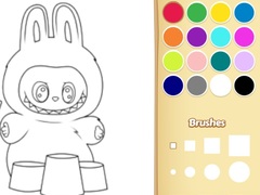 Permainan Easy Labubu Coloring Book