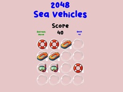 Permainan 2048 Sea Vehicles