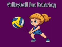 Permainan Volleyball Fun Coloring