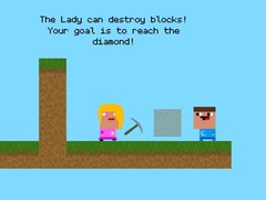 Permainan Lady And Nubik Build And Dig