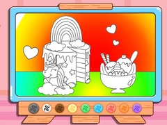 Permainan Coloring Book: Unicorn Chef
