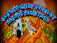 Permainan Clever Grey Parrot Escape from Cage
