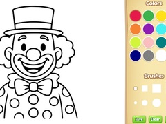 Permainan Clown Coloring Book