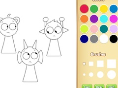 Permainan Sprunki Coloring Pages