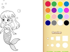 Permainan Mermaid Coloring Book For Kids