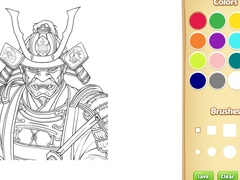 Permainan Samurai Coloring Book
