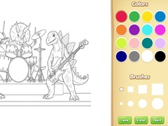 Permainan Dinosaur Coloring Book For Kids