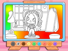 Permainan Coloring Book: Avatar Girl Dress Up Shopping