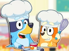 Permainan Jigsaw Puzzle: Bluey & Bingo Fancy Cooking