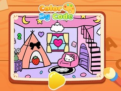 Permainan Color By Code: Hello Kitty Room Decor
