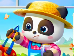 Permainan Jigsaw Puzzle: Baby Panda Little Farmer