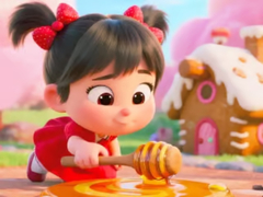 Permainan Jigsaw Puzzle: Honey Girl Candy House
