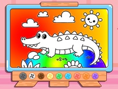 Permainan Coloring Book: Crocodile