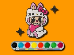 Permainan Labubu Coloring Adventure