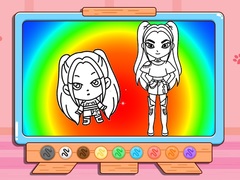Permainan Coloring Book: Mira Kpop Demon Hunters