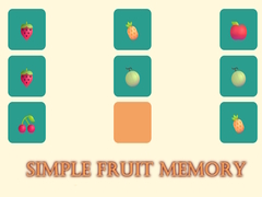 Permainan Simple Fruit Memory