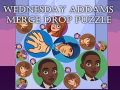 Permainan Wednesday Addams Merge Drop Puzzle