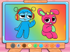 Permainan Coloring Book: Sprunki Pinki & Oren