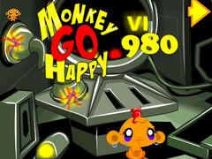 Permainan Monkey Go Happy Stage 980