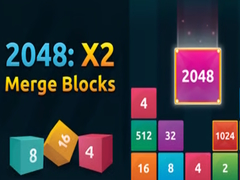 Permainan 2048:X2 Merge Blocks