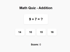 Permainan Math Quiz Addition