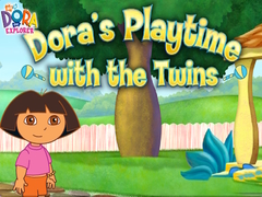 Permainan Dora the Explorer Dora's Playtime with the Twins