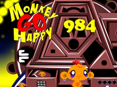 Permainan Monkey Go Happy Stage 984