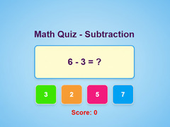 Permainan Math Quiz - Subtraction