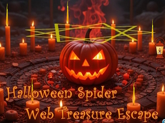 Permainan Halloween Spider Web Treasure Escape