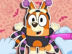 Permainan Coloring Book: Halloween Spooky Bingo & Bluey
