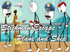 Permainan Stickman Escape - Plane and Ship